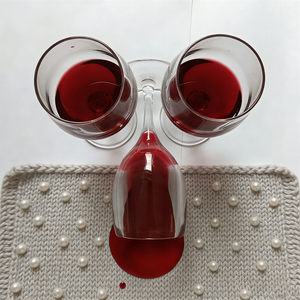 Miniatures de verres à vin en plastique transparent de haute technologie, écologiques, pour bars, expositions, accessoires de cinéma et fêtes - Product Image 5