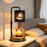 Lampe chauffe-bougie électrique renne de Noël, décoration de table de fête, cadeau de Noël, lampe d'aromathérapie pour la maison et la chambre