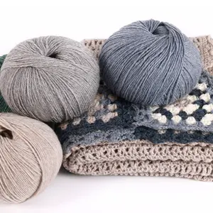 Charmkey 100% Merino Len Crochet Dệt Kim Sợi Bóng Nhà Cung Cấp Trung Quốc Nhà Máy Sản Xuất Bán Buôn Cho Đan