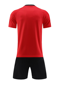 CW Großhandel Spieler-Stil Fußball-Top Turnier-Look Leichtgewichtiges Rotes Fußballtrikot für Täglichen Sport - Product Image 6