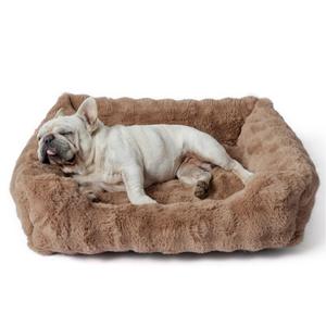 Groothandel Nieuwe All-Season Universele <span class=keywords><strong>Pet</strong></span> Mat Duurzaam Rechthoekig Hondenbed Voor Kattenhond Klassieke Stijl Effen Vierkant Winter Klaar - Product Image 2