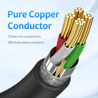 Cable de Transferencia de Datos USB 2.0 Bidireccional de Alta Calidad Jasoz, Blindado con PVC, Trenzado, Cobre Puro, Macho a Macho, para Escáner de Computadora