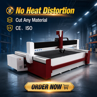 Machine de découpe au jet d'eau CNC 5 axes sans distorsion thermique, découpeuse à jet d'eau haute pression pour pierre, métal, verre