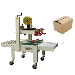 HERO BRAND Packaging Machinery Printing Semi Auto Cosmetic Automatic Carton Packing And Sealing Machine