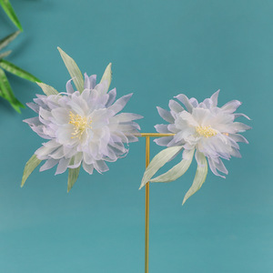 Nouvelle Pince à Cheveux Hanfu Faite Main Style Ancien 2026, Dégradé de Pivoines, Accessoire Capillaire Polyvalent et Élégant avec - Product Image 4