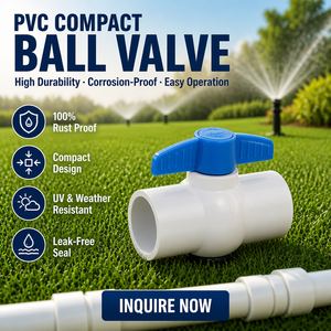 Robinet à poignée papillon en PVC blanc de Chine, <span class=keywords><strong>vanne</strong></span> <span class=keywords><strong>d</strong></span>'<span class=keywords><strong>arrêt</strong></span> en plastique à raccord pour l'irrigation, la plomberie et l'aquaculture, vente en gros OEM - Product Image 1