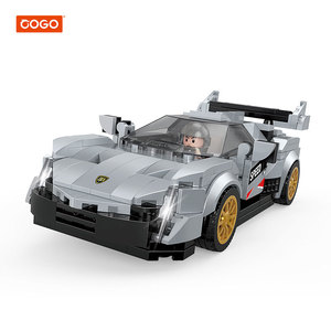 COGO ชุดบล็อกตัวต่อพลาสติกสำหรับรถแข่ง,ชุดตัวต่อของเล่นเพื่อการศึกษาแบบ DIY สุดสร้างสรรค์ - Product Image 1