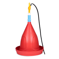 Abreuvoir automatique pour animaux de volaille en forme de cloche en plastique de haute qualité