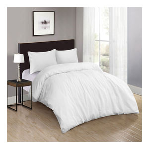 Bas quantité minimale <span class=keywords><strong>de</strong></span> commande luxe doux lin coton neige blanc lin couette housse <span class=keywords><strong>de</strong></span> couette ensemble <span class=keywords><strong>de</strong></span> literie avec taies d'oreiller - Product Image 1