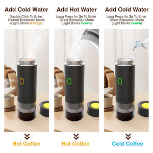 Cafetera Eléctrica Portátil Mini de Cápsulas, Venta al por Mayor de Fábrica, con Estuche de Viaje, Preparación en Frío y Caliente, Totalmente Automática, Espresso Portátil - Product Image 2