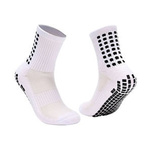 Chaussettes de football d'été professionnelles pour jeunes, mi-mollet, antidérapantes avec grip en gel, amortissantes, semelle renforcée en tissu éponge, respirantes - Product Image 4