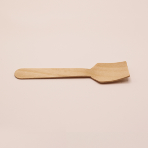 Cuchara de bambú ecológica Cubiertos Biodegradable <span class=keywords><strong>Desechable</strong></span> Logotipo personalizado Impreso Mini cuchara de madera para helado - Product Image 6