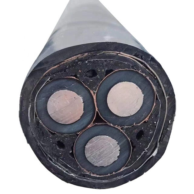 High Voltage Cable and Wire 15KV Solid Aluminum Conductor PVC Insulation Overhead Use Black