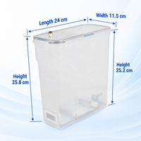 Grande boîte hermétique pour filament d'imprimante 3D, résistante à l'eau, pour le stockage de céréales et d'aliments (PLA, ABS, PETG) – Protection optimale
