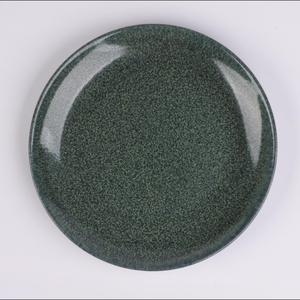 Juego de vajilla de 16 piezas de gres con esmalte reactivo verde, plato de postre de 8 pulgadas, tazón para cereales y fideos de 6 pulgadas, plato de cena de 10.5 pulgadas, tazón para ensalada de 8.25 pulgadas - Product Image 4