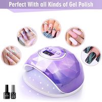 Lampe à ongles à LED UV sans fil portable avec 110W et 39 lumières Gel vernis à ongles longueur d'onde 365nm Logo personnalisable