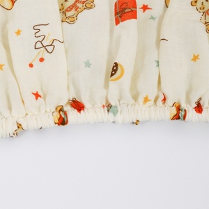 Draps-housses pour <span class=keywords><strong>berceau</strong></span> bébé imprimé ours mignon toutes saisons, 100 % coton respirant, housse de matelas pour tout-petit, personnalisable OEM pour chambre d'enfant - Product Image 3