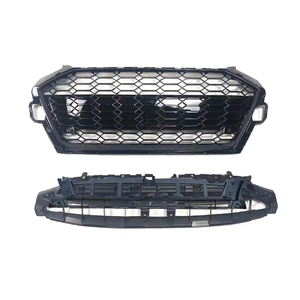 Top Vente Voiture <span class=keywords><strong>A4</strong></span> S4 B9.5 Noir Brillant Nid D'abeille Grill RS4 Style Pare-chocs Avant Grille pour <span class=keywords><strong>Audi</strong></span> <span class=keywords><strong>A4</strong></span> S4 B9.5 2020 2021 2022 2023 2024 - Product Image 1