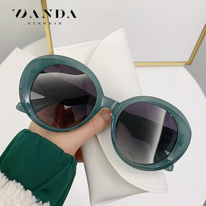 DANDA Women Sunglasses Oval Polarized UV400 Full Rim TR7566 Fashion <b>Eyewear</b> - Product Image 1