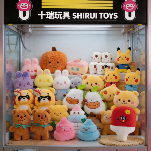 7-10-20-25cm 4 7 8 Inch Anime Plush Toy for Claw Crane Vending Machine Plush Doll Stuffed Animal Plush Toy for Crane Machine Toy