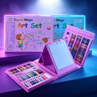 Kit de peinture à l'huile pour enfants de haute qualité, très vendu, avec bâtonnets et aquarelles