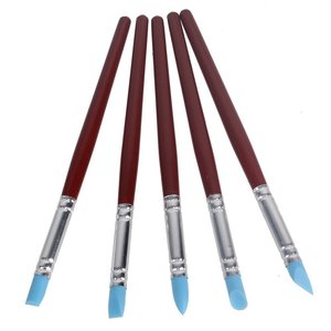Silicone Cake Sculpting Pen Set 16cm Reusable Fondant Decorating Tools for Cake Molding and Baking - Product Image 2