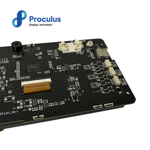 Proculus 7inch bảng điều khiển hỗ trợ âm thanh nhúng <span class=keywords><strong>HMI</strong></span> màn hình cảm ứng bảng điều chỉnh cảm ứng điện trở TTL LCD module TFT LCD hiển thị - Product Image 3