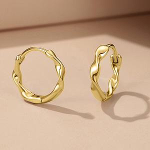 Orecchini a Linea Irregolare per Donne, Accessori per Orecchie Semplici per Uso Quotidiano - Product Image 3