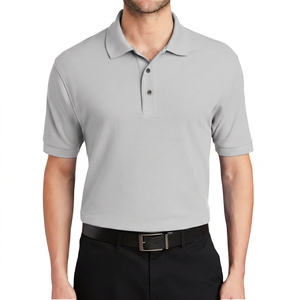 Camiseta Polo Clásica para Hombre, de Manga Corta, Informal, de Algodón - Product Image 1