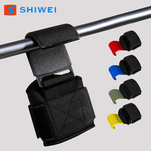 สายรัดข้อมือปรับระดับได้ Shiwei สำหรับยกน้ำหนัก เดดลิฟท์ สายรัดช่วยดึงข้อ อุปกรณ์ฟิตเนสสำหรับทุกเพศ ยืดหยุ่นเล็กน้อย - Product Image 3