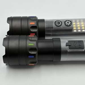 ไฟฉาย LED แบบชาร์จไฟกลางแจ้งแบบพกพาพลังงานสูงสำหรับการตั้งแคมป์ที่บ้านฉุกเฉินขี่กลางคืน - Product Image 4