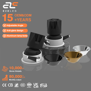 EZELED Superventas Dimmer Control Smart Spotlight IP20 Aluminio Downlight 7 12 Watt Lámpara empotrada <span class=keywords><strong>LED</strong></span> - Product Image 1