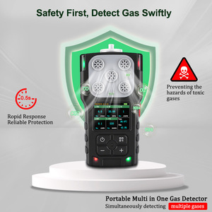Punp Saugfähiger Multi-5-Gase Tragbarer Kältemittel-Gasleckdetektor Helium He Gassensor Monitor Alarm O2 CO <span class=keywords><strong>LEL</strong></span> - Product Image 1