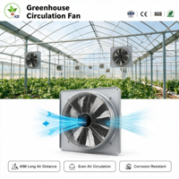 Ventilateur axial industriel haute efficacité, moteur 380V, couvercle en acier inoxydable, faible débit d'air, unité d'extraction pour atelier