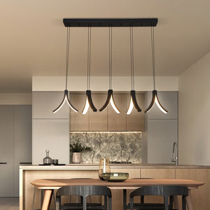 Luces colgantes Modernas Decorativas, luces colgantes negras Led, iluminación de comedor interior para comedor/sala de estar, cocina, recepción, Hotel - Product Image 4