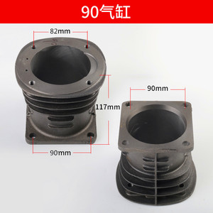 หัวกระบอกสูบเหล็กหล่อขนาด 65 มม. สำหรับเครื่องอัดอากาศแบบใช้ในอุตสาหกรรม - Product Image 3