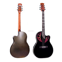 Guitare acoustique électrique OEM 41 pouces avec égaliseur 4 bandes, qualité supérieure d'usine