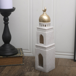 Décorations du Ramadan 2026, artisanat en résine, décoration de bureau à domicile musulmane, modèles de phares pour la décoration de fête islamique musulmane - Product Image 1