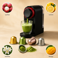 Capsules de thé vert Matcha individuelles prêtes à l'emploi en vente au détail, coffret cadeau compatible avec les machines à café à capsules, vente en gros OEM