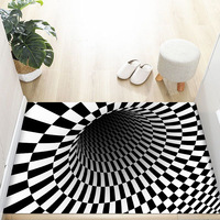 Crystal Velvet 3d Imprimé Illusion D'optique Salon Tapis Enfants Chambre Tapis Offre Spéciale Mode 10 Rectangle Personnalisable