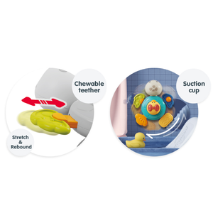 Nouveau jouet écologique tortue mignonne, jouet de <span class=keywords><strong>jeu</strong></span> coloré, jouet de bain et d'eau avec sucette et anneau de dentition à mâcher pour <span class=keywords><strong>bébé</strong></span> - Product Image 3