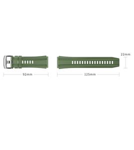 Correas de Reloj de Caucho Fluorado de Alta Gama para Relojes Huawei y Samsung de 22 mm, Correa de Reloj Deportiva de Caucho Resistente al Agua - Product Image 2