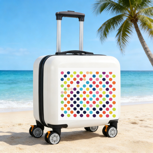 Fabricant de valises PC de luxe, personnalisable avec serrure intégrée et 4 roues pivotantes à 360 degrés pour les voyages et l'école, unisexe - Product Image 6