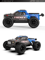 HOSHI N517 Frenzy 1/12 Truk RC Brushless 4WD 70km/jam Kecepatan Tinggi Kendaraan Monster Off-Road Remote Control Paket Baterai 1 2 3