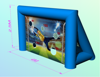 Juego Inflable de Fútbol de Tiro al Blanco de WINSUN Factory, Arena de Tiro de Fútbol Inflable, Rugby, Juegos de Carnaval