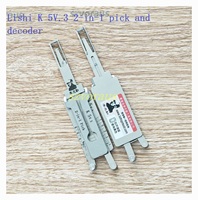 Lishi 2-en-1 Pick and Decoder Laser Key Nouveau décodeur de voiture et combinaison de sélection de verrouillage Véritable K 5V.3/ HU162T(8)