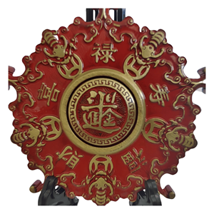 Spinner de Latón Personalizado con Cinco Bendiciones, para Aliviar el Estrés, con Forma Personalizada, Decoración de Escritorio para Interiores y Oficina, Portátil - Product Image 1