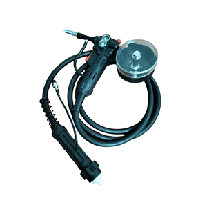 <span class=keywords><strong>Pistola</strong></span> e Torcia per Saldatura ESN NBC200A Nera con Disco in Rame Placcato 200A per Anidride Carbonica 54V con Interruttore Elettrico Esterno - Product Image 1