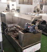 Ligne de production de snacks extrudés entièrement automatique, contrôlée par PLC, en acier inoxydable, pour chips, bugles et granulés 3D