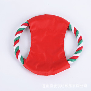 Dog Cotton Rope Toys Christmas Pet Chew Set Teething Teeth Cleaning For Dogs - Product Image 4